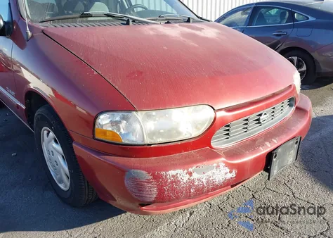 1999 Nissan Quest Gle/Gxe/Se из США, поврежденный, VIN 4N2XN11T0XD803325